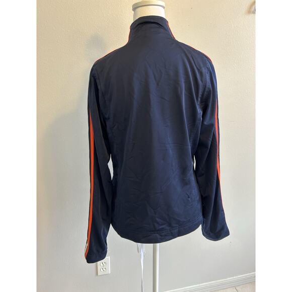 VTG Y2K Adidas 3 Stripe Jacket Trefoil Track Blue Orange FL GATORS Satin Women S - Picture 13 of 13